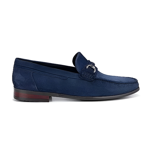 Men Leather Formal Horsebit Buckled Loafers