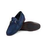 Men Leather Formal Horsebit Buckled Loafers