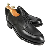 PLAIN TOE DERBY SHOES IN BLACK VEGANO