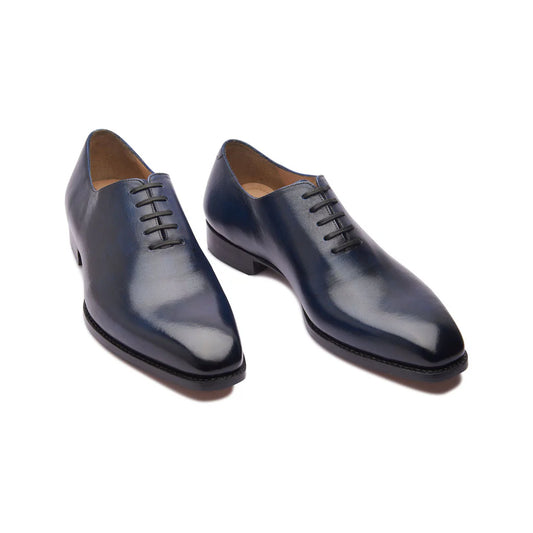Romanoff Whole-cut Oxford - Afterdark Blue | Hand Welted
