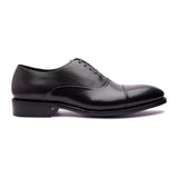 Romero Cap-toe Oxford - Black | Hand Welted