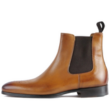 Stirling Brogue Chelsea – Light Tan