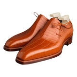 Camria Whole Cut Oxfords - Leather Shoes