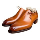 Camria Whole Cut Oxfords - Leather Shoes
