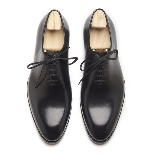 Valentin Whole-Cut Oxford - Black | Hand Welted