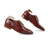 Wingtip Derby Cap-Toe Shoes – Antique Brown