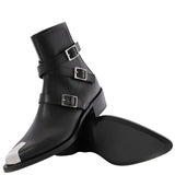 Punk Triple Strap Boots