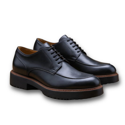 Leather Orion Chunky Derby Shoes